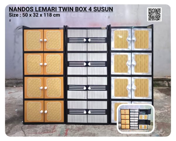 NANDOS TWIN BOX 4 SUSUN