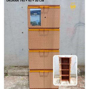 IVORY MINI RATTAN 4 SUSUN