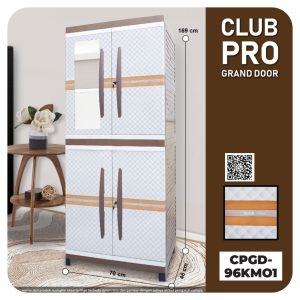 LEMARI CLUB PRO BO96 JUMBO + CERMIN