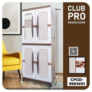 LEMARI CLUB PRO BO95 JUMBO + CERMIN