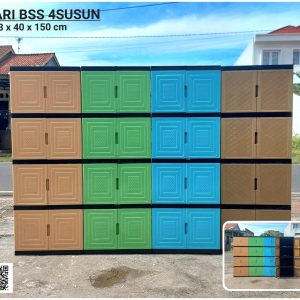 LEMARI BSS 4 SUSUN WARNA